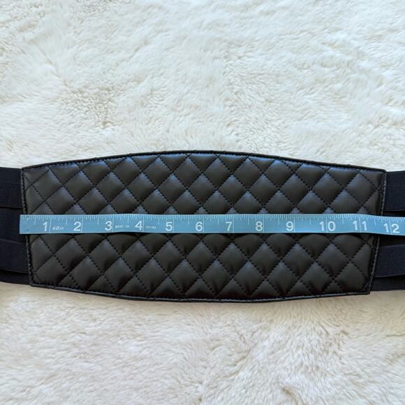 CHANEL quilted cummerbund belt Authentic - Picture 10 of 11
